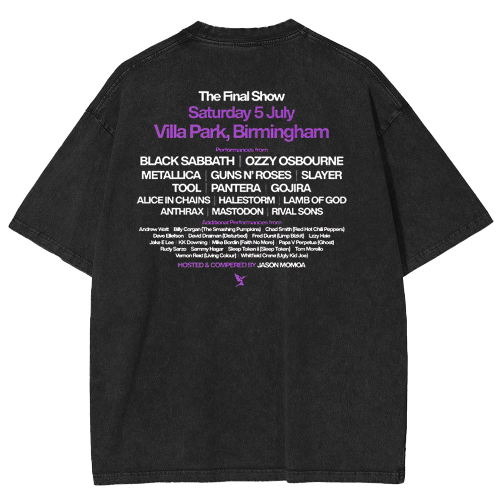 Black Sabbath And Ozzy Osbourne Washed Unisex T-Shirt