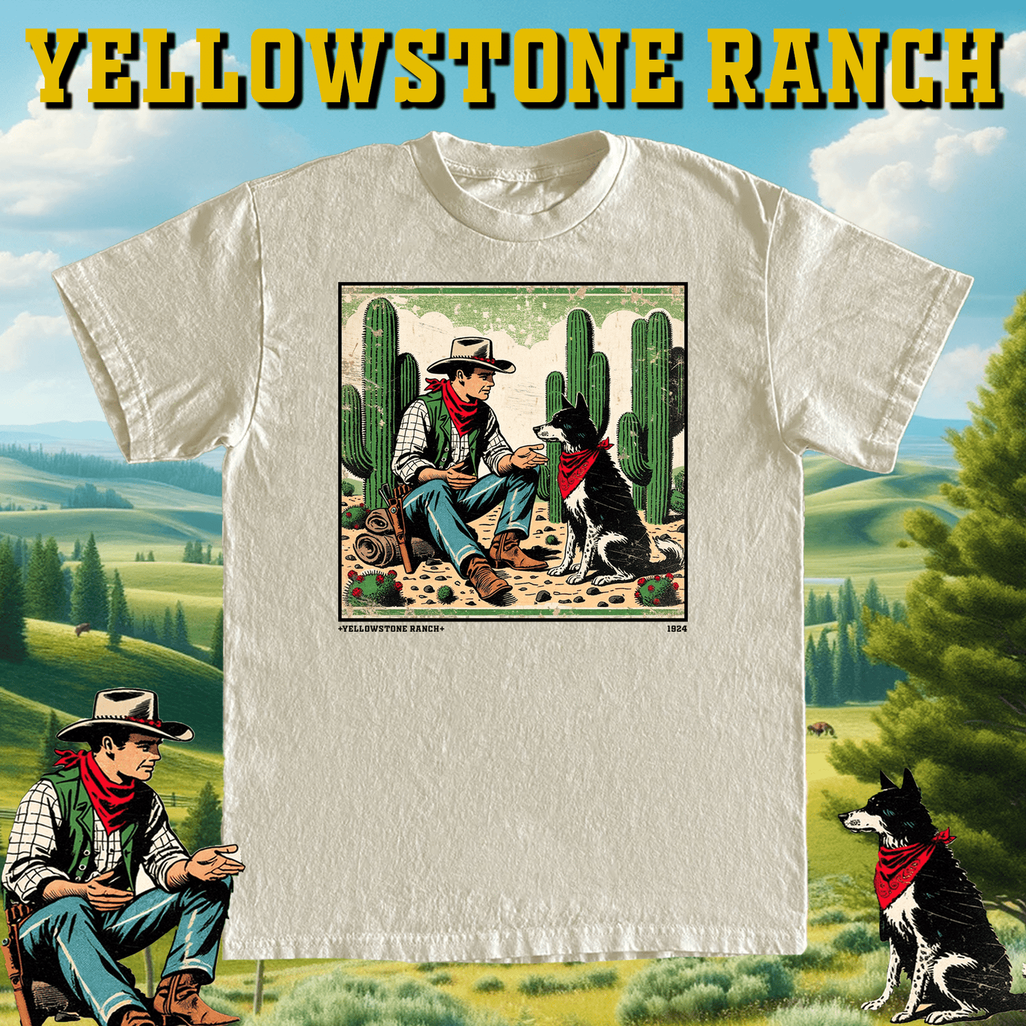 YELLOWSTONE RANCH Classic Tee
