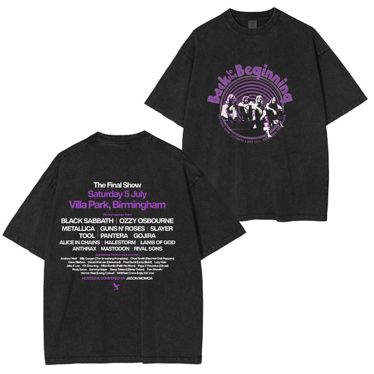 Black Sabbath And Ozzy Osbourne Washed Unisex T-Shirt